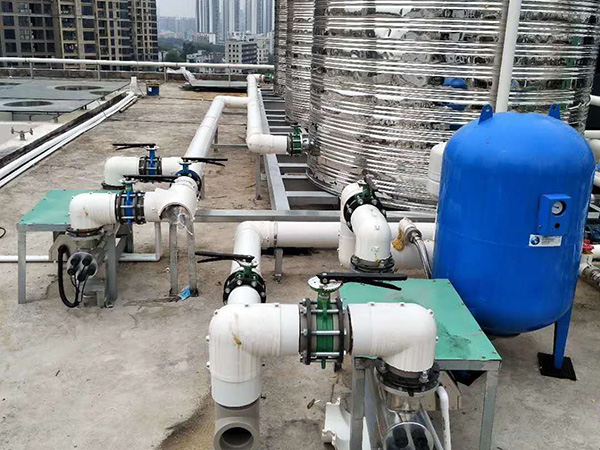 集体宿舍空气能热水工...