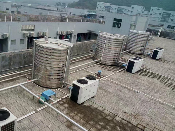 工厂宿舍空气能热水工...