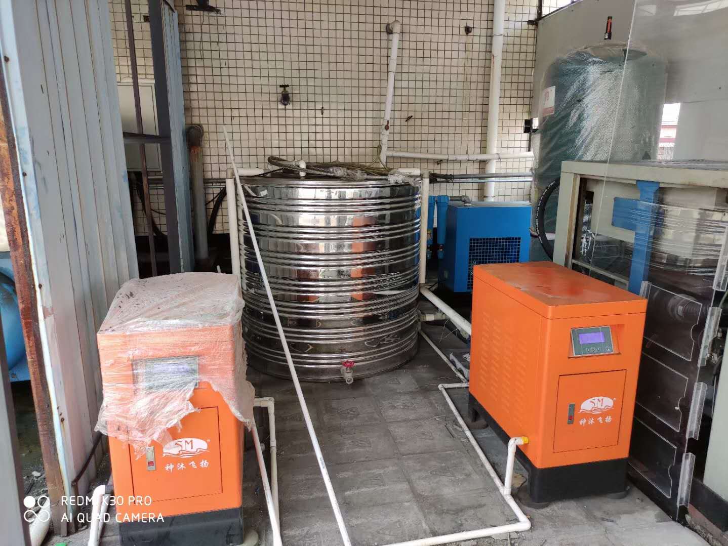 空压机余热回收热水系统